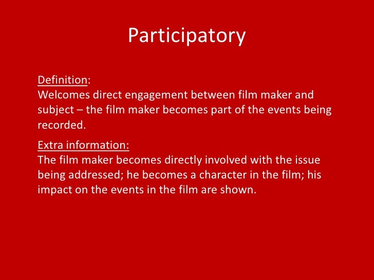 Forms of documentary