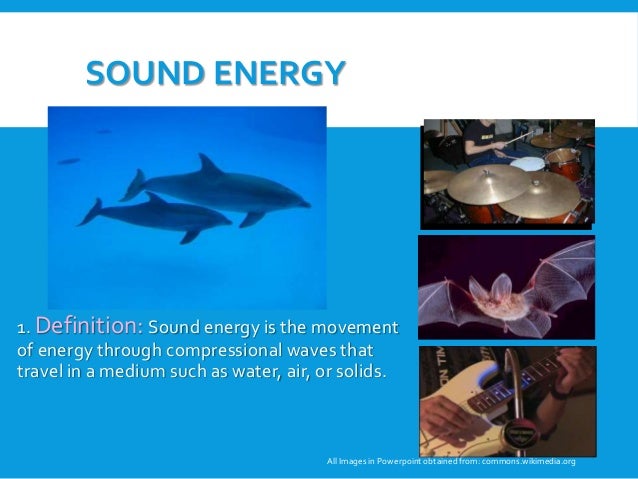 sound energy definition