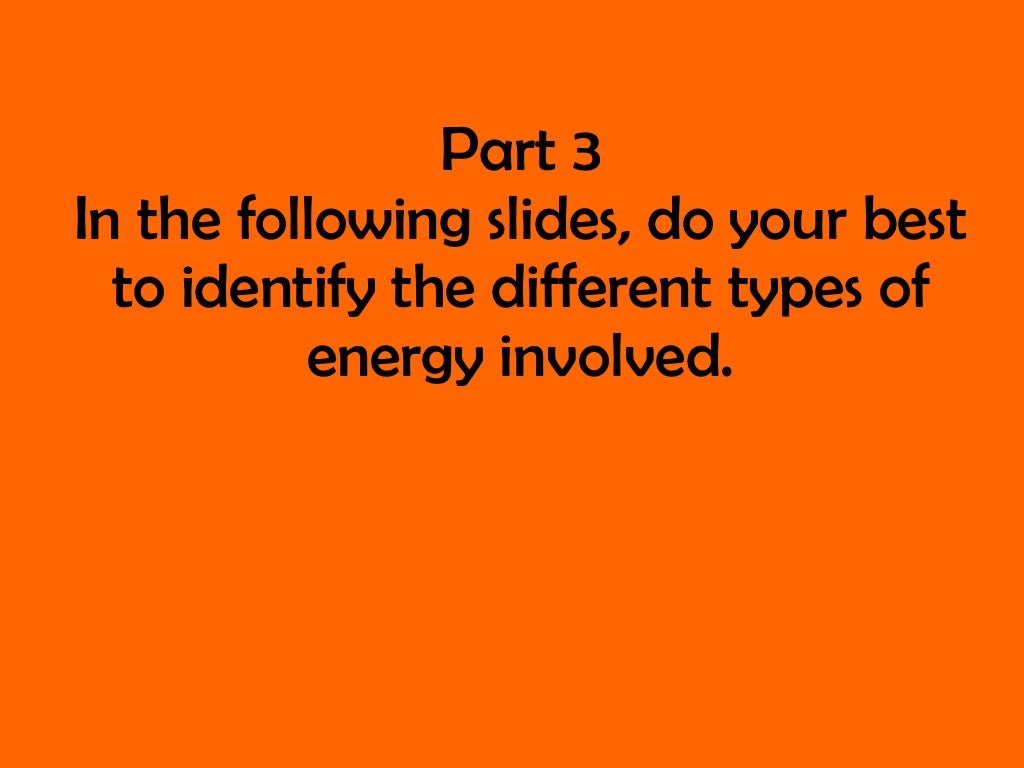 Forms Of Energy Review