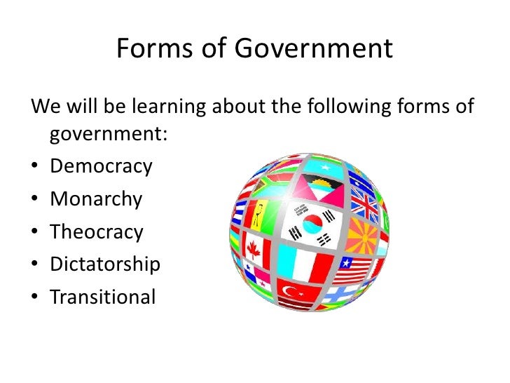 forms of government forms of government