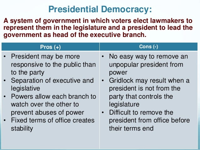 parliamentary system pros and cons parliamentary system pros and cons