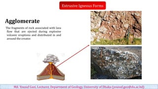Forms of igneous rocks | PDF