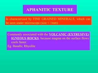 Forms of igneous rocks | PPT