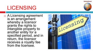 Forms of international business | PPTX