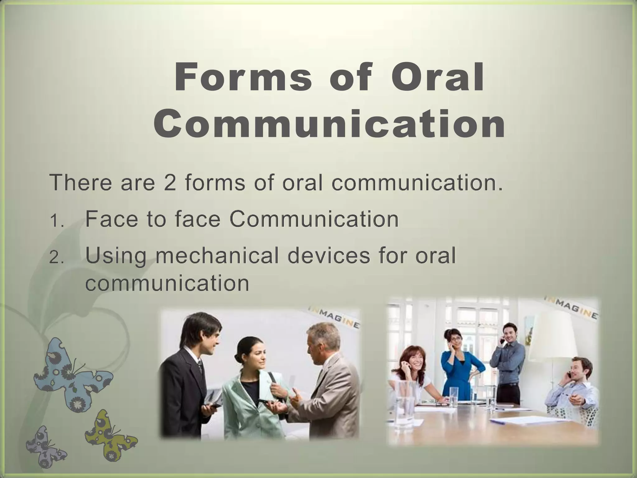 Face to Face Communication Face to face communication means the exchange of information, thoughts and feelings, when the participants are in the same physical contact.Why face to face communication is still the best!Because human beings are visual and aural creatures.