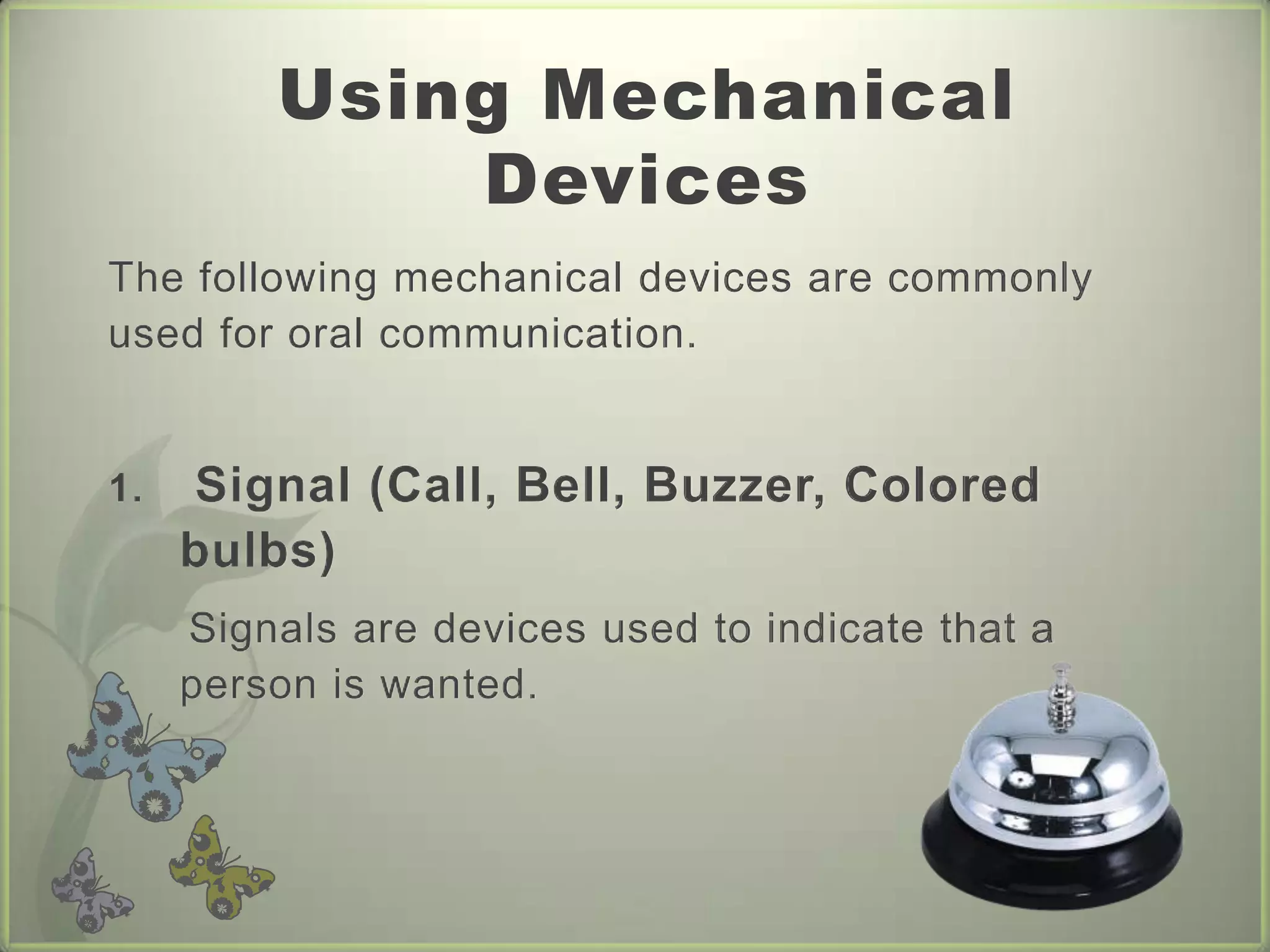 Forms Of Oral Communication