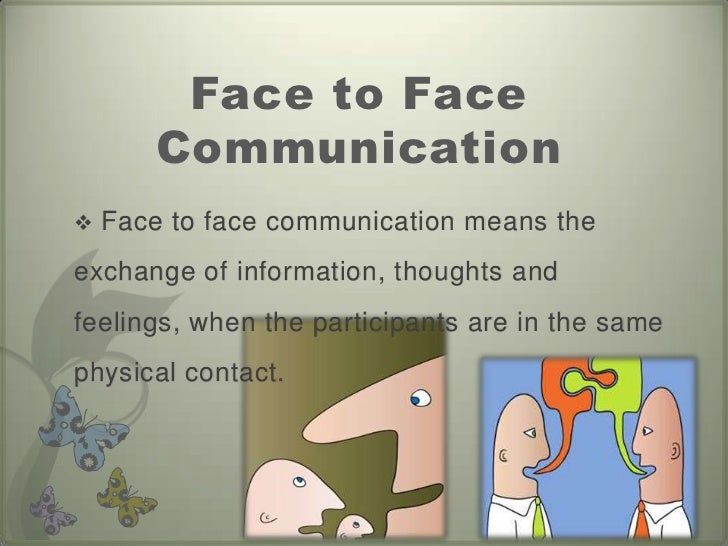 Forms Of Oral Communication