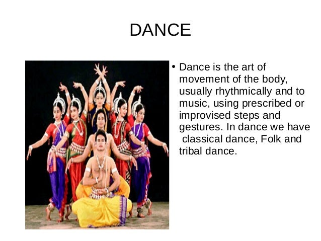 Forms of performing arts
