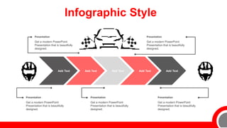 Infographic Style
Presentation
Get a modern PowerPoint
Presentation that is beautifully
designed.
Presentation
Get a modern PowerPoint
Presentation that is beautifully
designed.
Presentation
Get a modern PowerPoint
Presentation that is beautifully
designed.
Presentation
Get a modern PowerPoint
Presentation that is beautifully
designed.
Presentation
Get a modern PowerPoint
Presentation that is beautifully
designed.
Add Text Add Text Add Text Add Text Add Text
 