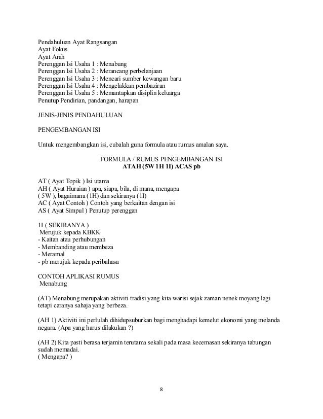 Formula perkembangan-isi-karangan Formula perkembangan-isi-karangan