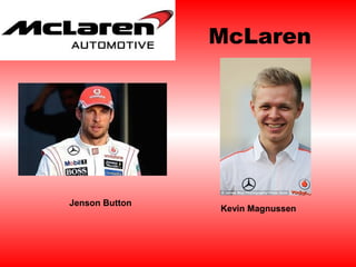 McLaren 
Jenson Button Kevin Magnussen 
 