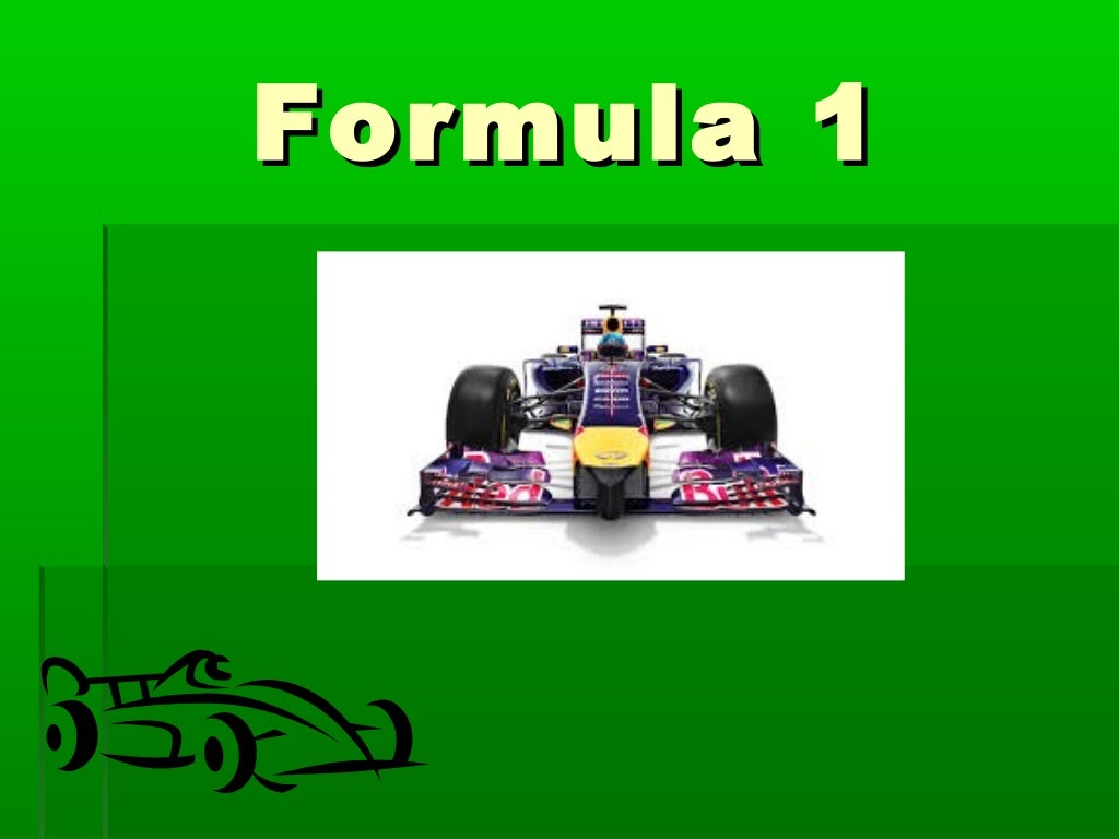 presentation about formula 1