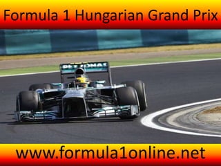 Formula 1 Hungarian Grand Prix
www.formula1online.net
 