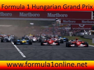 Formula 1 Hungarian Grand Prix
www.formula1online.net
 