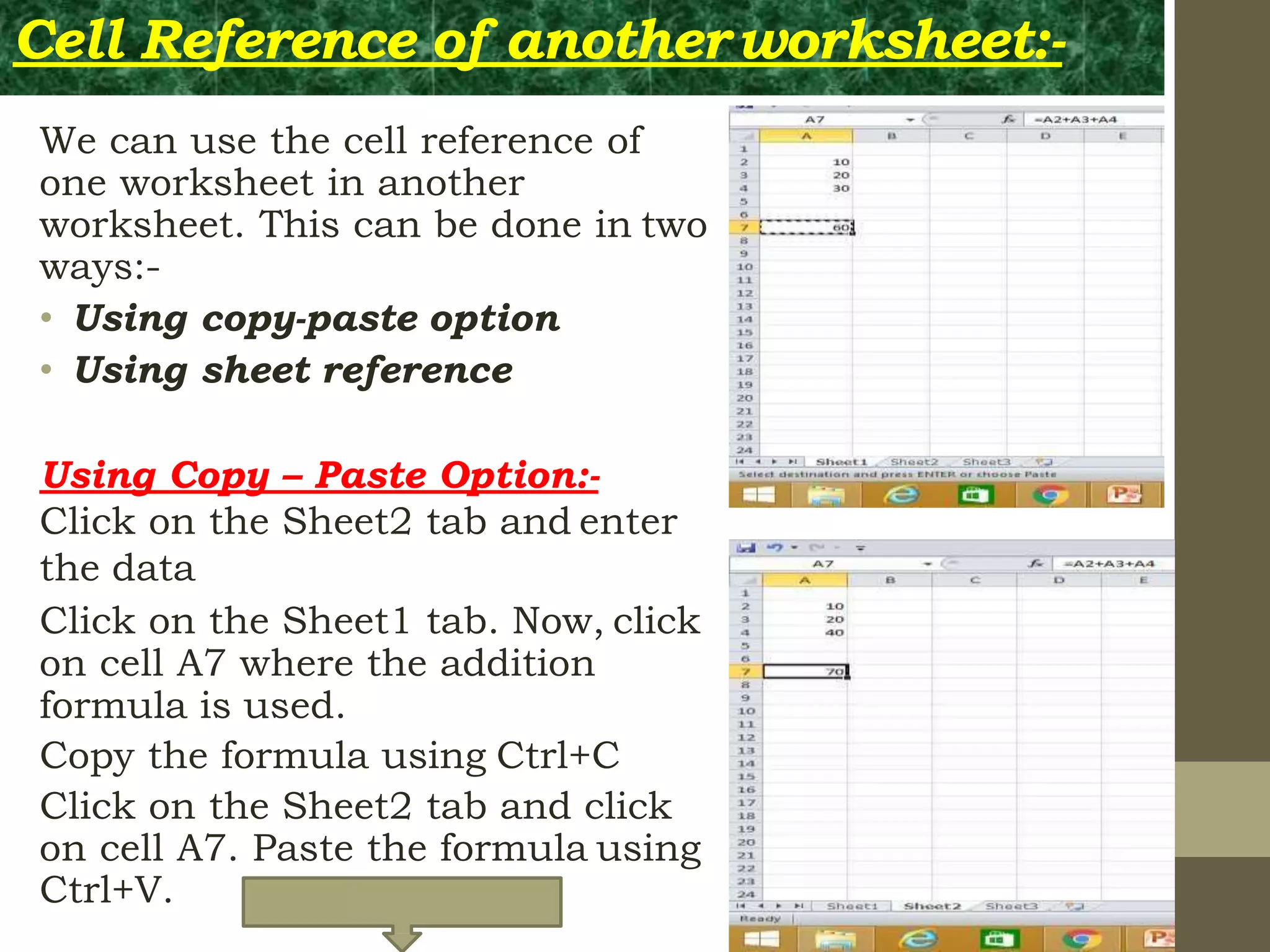 Formulas and functions | PPTX