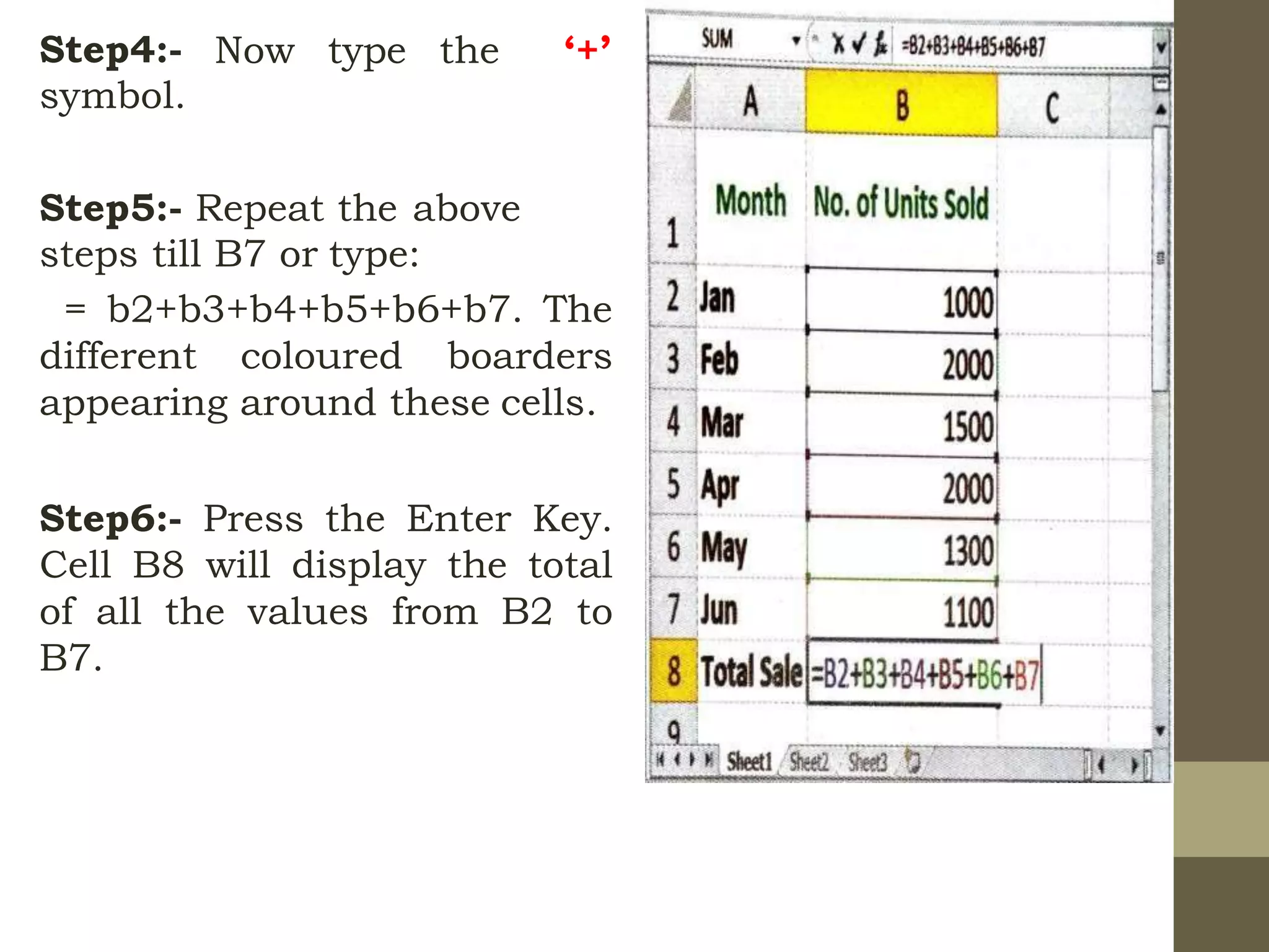 Formulas and functions | PPTX