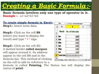 Formulas and functions | PPTX
