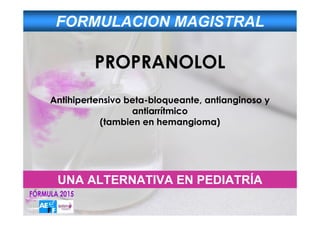 Propranolol sol 20mg/5ml