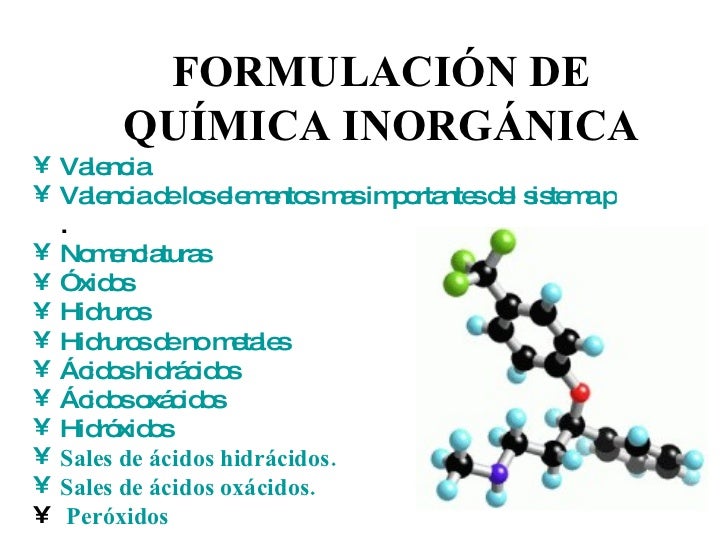 NOMENCLATURA QUIMICA