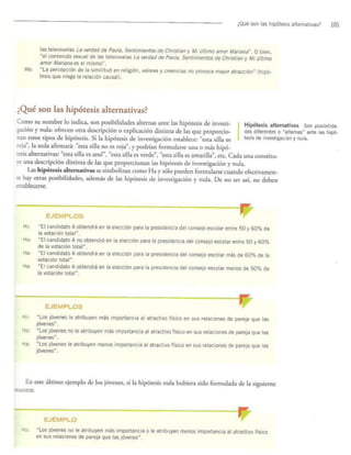 Formulación de Hipótesis