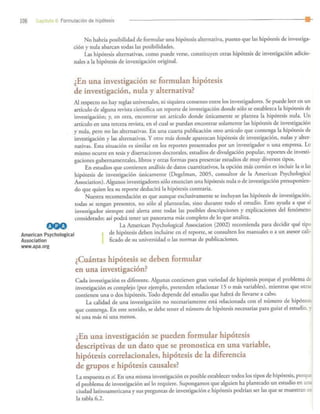 Formulación de Hipótesis