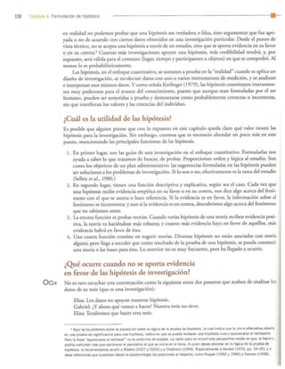 Formulación de Hipótesis