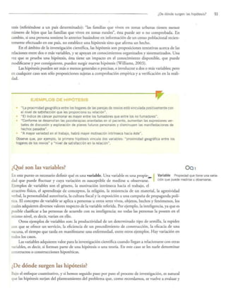 Formulación de Hipótesis