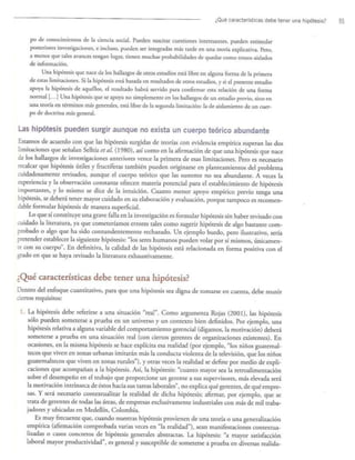 Formulación de Hipótesis