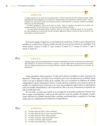 Formulación de Hipótesis