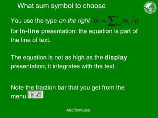 What Is Using Formulae Formulae | PPT