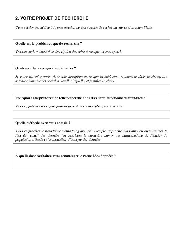 Dissertation sur la recherche scientifique
