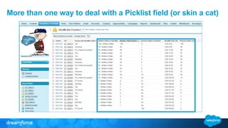 More than one way to deal with a Picklist field (or skin a cat)
 