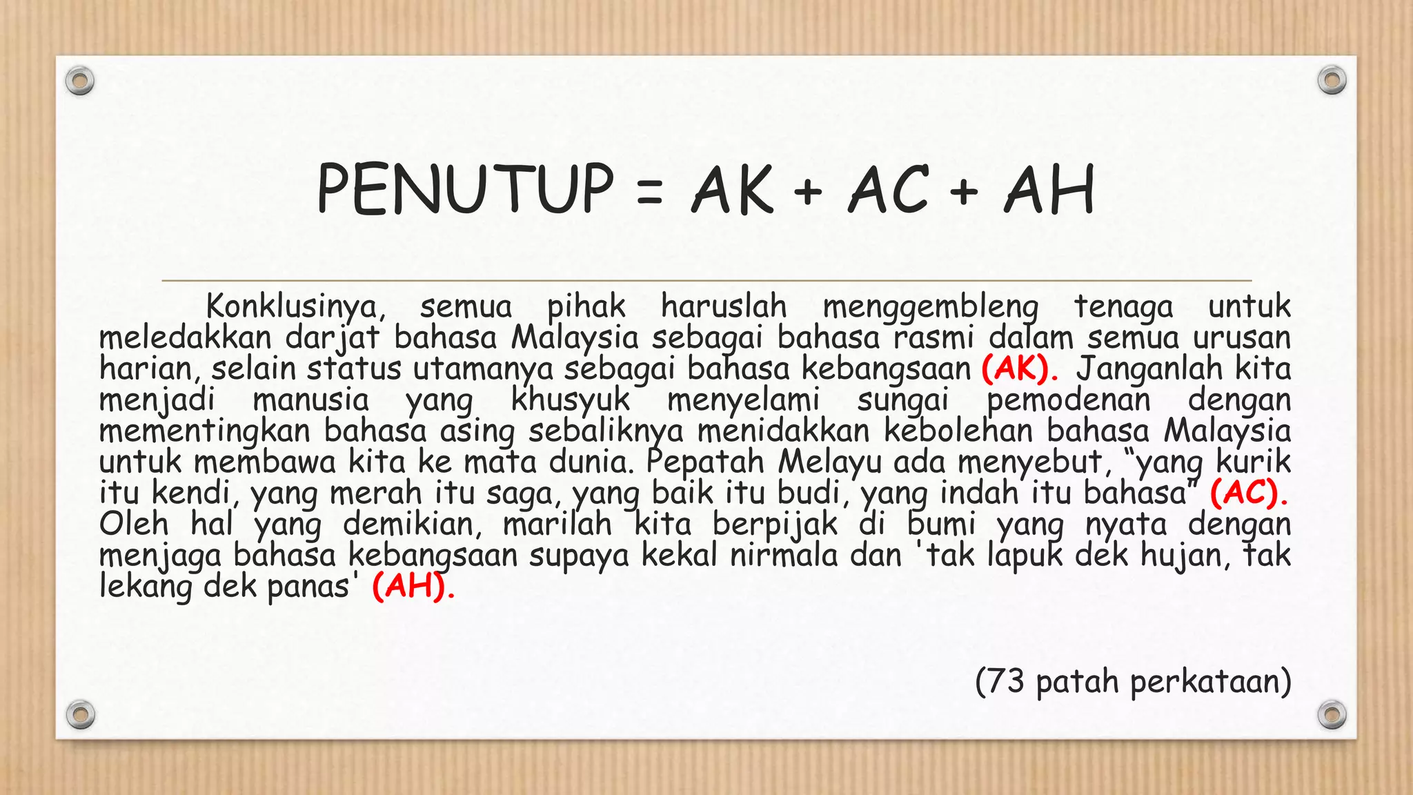 Formula penulisan | PPT