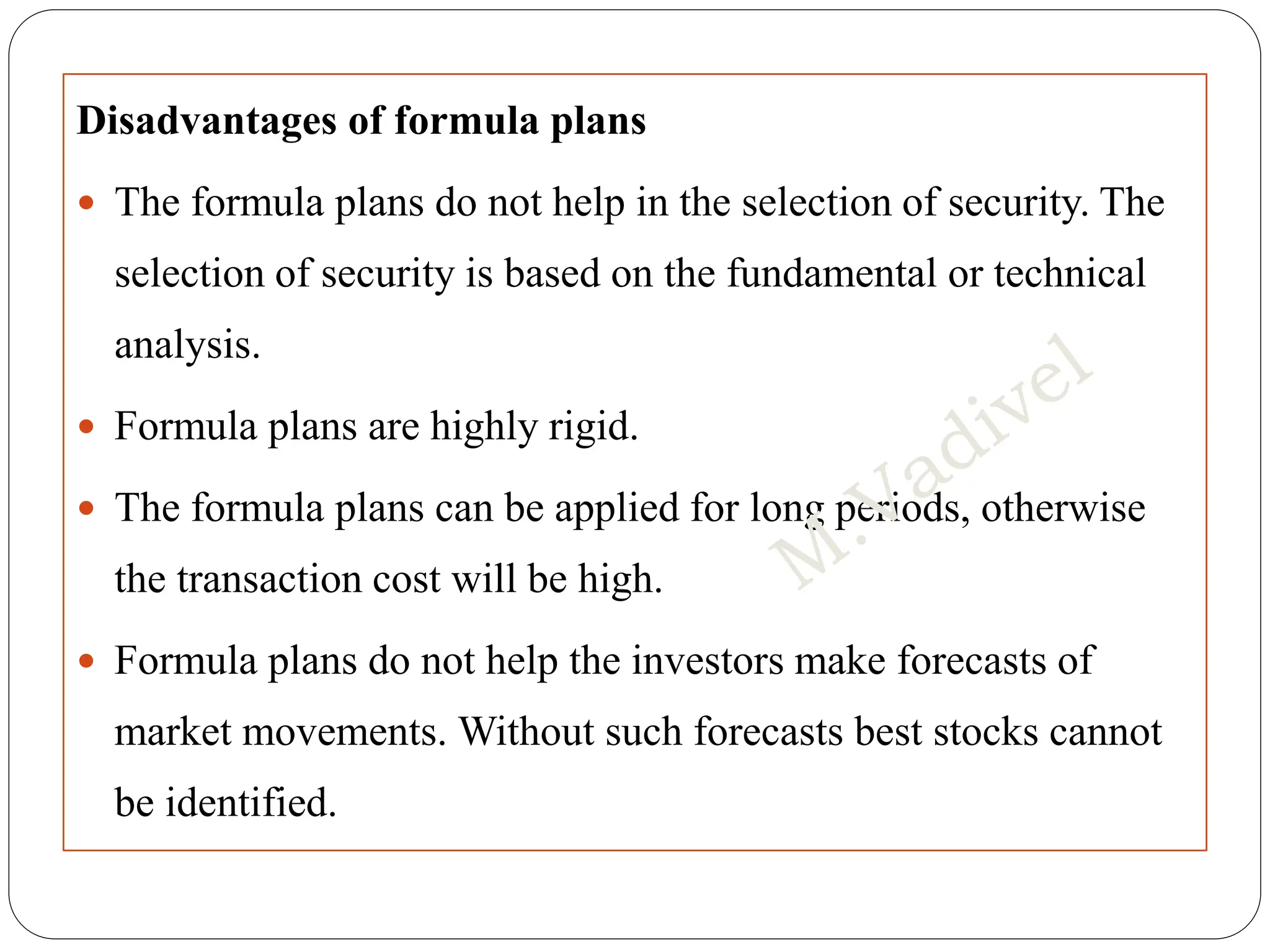 Formula Plans in portfolio management Selection | PPTX