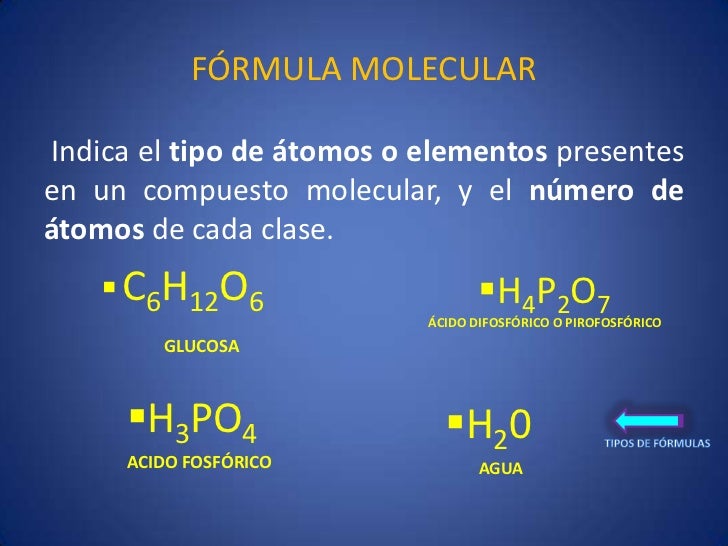 Formula Quimica