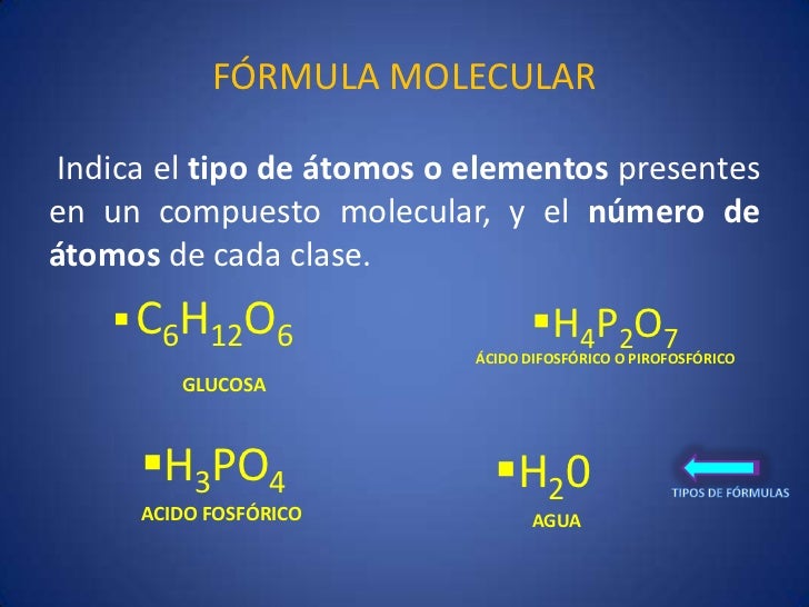 Formula Quimica