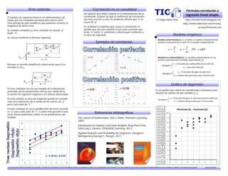 Error estándar.                                                                 Correlación no es causalidad              ...