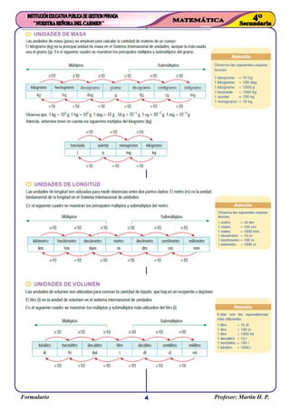 Formulario Profesor: Martin H. P.4
 