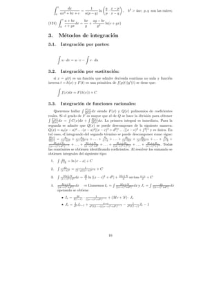 Formulario De Integrales