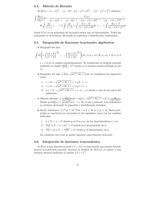 Formulario De Integrales