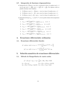 Formulario De Integrales