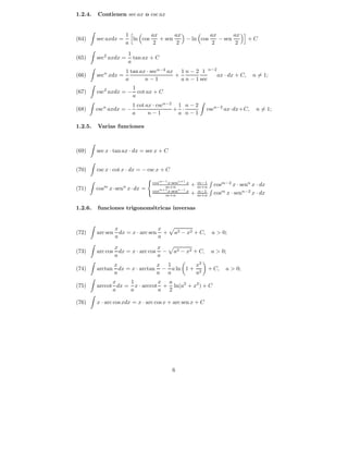 Formulario De Integrales