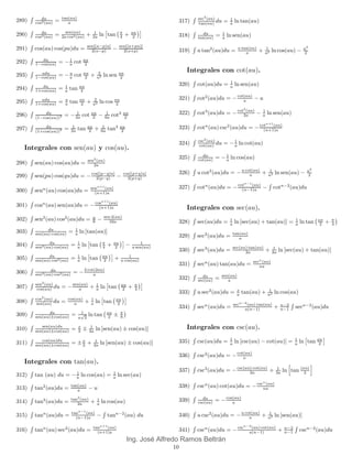 Formulario de matematicas | PDF