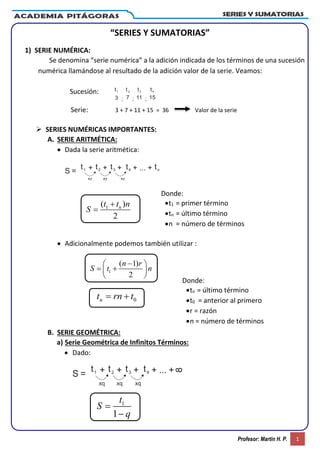 Series Y Sumatorias Completo PDF