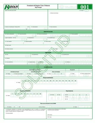 Formulario RUT | PDF