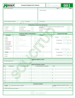 Formulario RUT | PDF