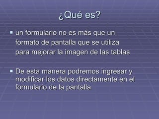 Formularios