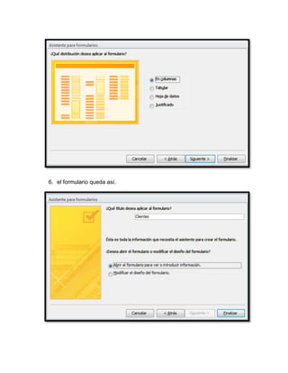 6. el formulario queda así.