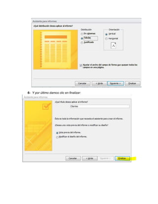 6- Y por último damos clic en finalizar: