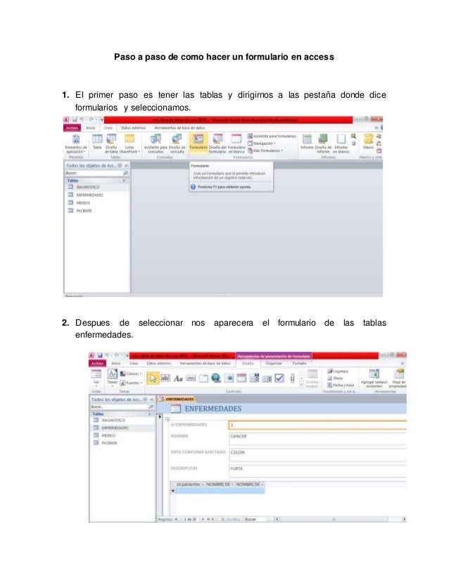 Formularios en Access